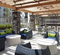 Chic outdoor space