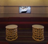 Private film screening room