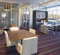 Welcoming leasing office