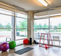 Stretch out in our yoga space