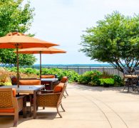 Grill out on one of three terraces, overlooking Annapolis