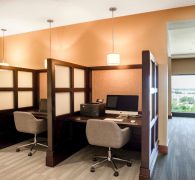 Complimentary printing and computers available