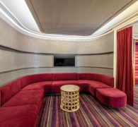 Private film screening room